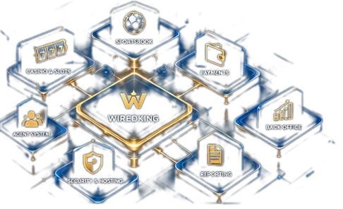 WiredKing casino and sportsbook platform on laptop and mobile